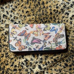 Colorful Butterfly Print Women's Wallet